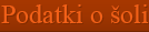 Podatki o šoli