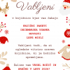 Red White Simple Christmas Party Invitation Poster