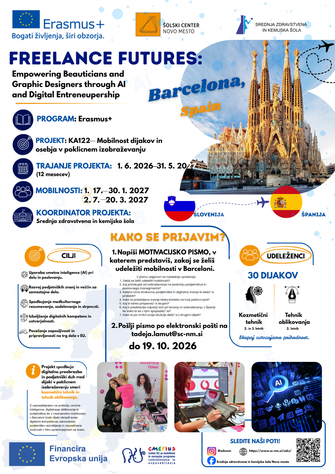 Plakat Erasmus+ Barcelona (1)