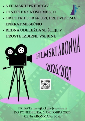 FILMSKI ABONMA PLAKAT 20262027