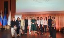 Gloria in sodelavke z ravnateljico na podelitvi na