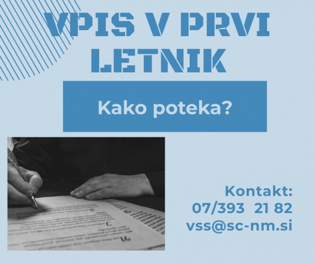 Vpis v prvi letnik