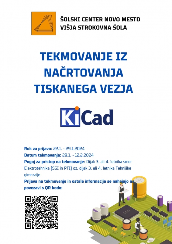 KiCAD tekmovanje 2024 plakat