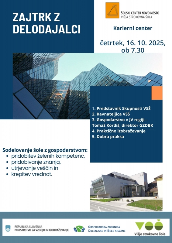 Objava zajtrk z delodajalci kv