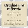 Uradne ure referata